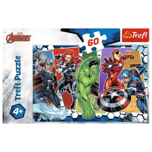 Trefl 17357 Invincible Marvel Avengers 60 Teile Fr Kinder Ab 4 Jahren Puzzle Pieces Unbesiegbare Rcher