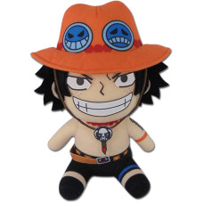 Great Eastern Entertainment One Piece Ace Sitting Pose Plush 7 H