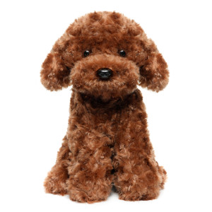 Weigedu Labradoodle Plush Toy Fluffy Red Poodle Stuffed Animal 126 Perfect For Kids Babies Birthday