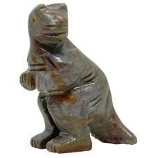 Nelson Creations Llc 15 Inch Trex Tyrannosaurus Rex Dinosaur Handcarved Soapstone Animal Totem Figurine