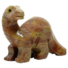 Nelson Creations Llc 15 Inch Brontosaurus Dinosaur Handcarved Soapstone Animal Totem Figurine