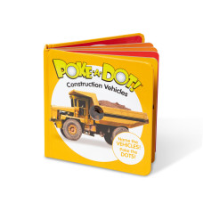 Melissa & Doug Poke-a-Dot Construction Vehicles Activity Book