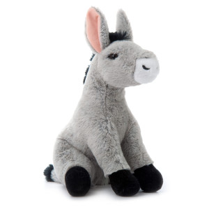 The Petting Zoo Donkey Stuffed Animal Plushie Gifts For Kids Wild Onez Farm Animals Donkey Plush Toy 12 Inches