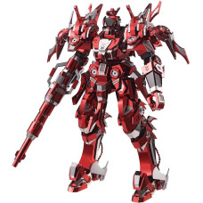 Piececool 3D Metal Puzzles Mecha Model Kits Red Thunder Figure Models Building Kits For Adults Diy Brain Teaser 3D Puzzle For