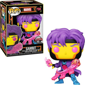 Funko Pop Marvel Xmen Gambit Blacklight