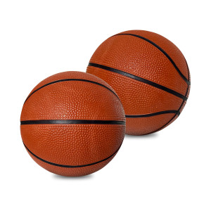 2 Pack 5 Rubber Premium Small Basketballs Perfect For Mini Hoops Mini Basketballs With Realistic Bounce And Nonslip Texture