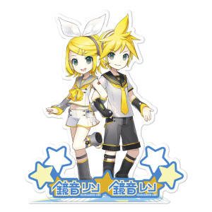 Abystyle Hatsune Miku Kagamine Rinlen Acryl Stand Figure Model 4 Tall Anime Manga Desktop Accessories Merch Gift