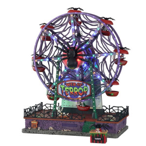 Lemax Web Of Terror Ferris Wheel 14823