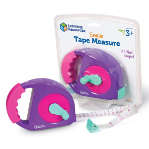 Learning Resources Simple Tape Measure Purple Tape Measure For Kids Construction Toys Pretend Play Toys Educational Toys F