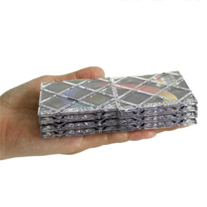 Elloapic Lingao 8 Panels 3 Rings Magic Folding Puzzle Cube Twisty Black