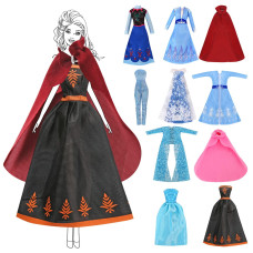 115 Inch Doll Clothes And Accessories Toys For Girls Including 6 Set Classic Outfits Doll Party Gown Girls Gift