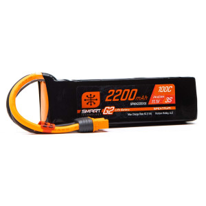 Spektrum 111V 2200Mah 3S 100C Smart G2 Lipo Battery Ic3 Spmx223S100Multi