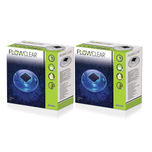 Bestway Flowclear Floating Solar Led Pool Light Pack Of 2