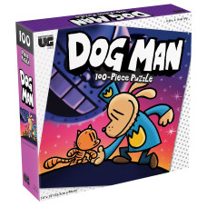 Dog Man Grime And Punishment 100Piece Jigsaw Puzzle 14 Inch By 19 Inch Puzzle Of Dav Pilkeyas Famous Crime Fighting Canine Con