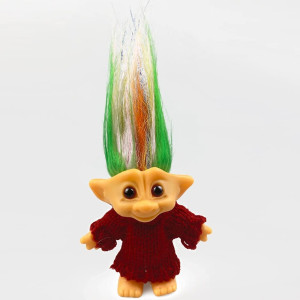 Red Lucky Troll Dolls Cute Vintage Troll Dolls Chromatic Adorable For Collections School Project Arts And Crafts Party Favors