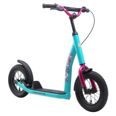 Star Scooter Kick Scooter Air Tires For Kids 7 Year Old Boy Girl Push Scooter 12 Inch New Gen Height Adjustable Mint