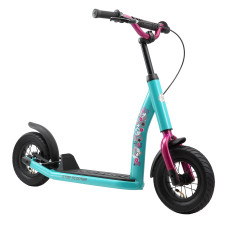 Star Scooter Kick Scooter Air Tires For Kids 5 Year Old Boy Girl Push Scooter 10 Inch New Gen Height Adjustable Mint