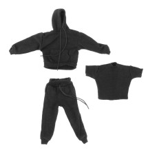 Yiju 3X 112 Mans Sweatshirt Outfit 112 Scale Figure Doll Clothes Pantshoody Outfit Costume For 6 Inch Action Figure Clothes