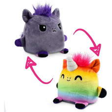 Teeturtle Plushmates Horse Unicorn Rainbow Gray Happy Angry The Reversible Plush That Hold Hands