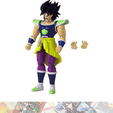 Broly Dbs Version 17Cm Dragon Star Action Figure Wave 19 Bundle With 1 Db Theme Compatible Trading Card 36781