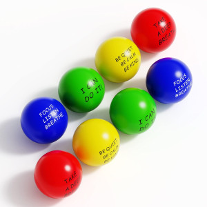 Almah Motivational Stress Balls For Kids And Adults 8 Pack Stress Relief Balls Hand Exercise Therapy Balls For Anxiety Fidg