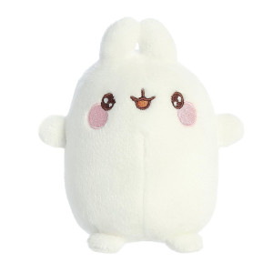 Aurora Playful Molang Excited Molang Stuffed Animal Adorable Characters Design White 5 Inches