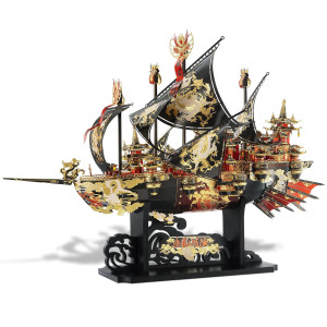 Piececool 3D Metal Puzzles Ship Models Kits To Build For Adults The Wind Breaker Ship Model Building Kit Brain Teaser Diy Craf