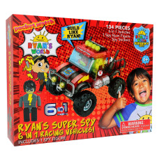 Ryans World Super Spy 6 In 1 Buildable Brick Vehicle