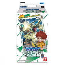 Bandai Digimon Card Gamestarter Deck 04 Giga Green Chromes Trading Cards And Accessories 185549 Multicoloured