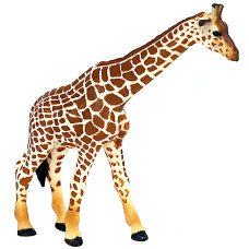 African Jungle Animals Figures Toys Female Giraffe Realistic Plastic Safari Animals Figurine Height 5Inch