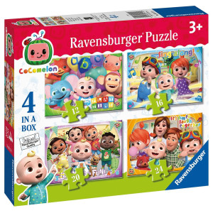 Ravensburger Cocomelon 4 In Box 12 16 20 24 Pieces Jigsaw Puzzles For Kids Age 3 Years Up