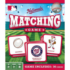 Masterpieces Wan3080: Washington Nationals Matching Game