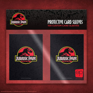 Jurassic Park Premium Card Sleeves 100 Card Protector Sleeves 64Mm X 89Mm Oversized Sleeves Fit Standard Size Playing Cards