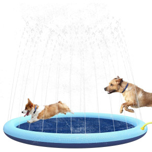 Wityoo Xl67 Inch Durable Pvc Splash Pad For Kids Farm Animal Pets Assorted Color