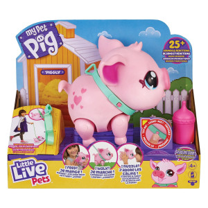 Little Live Pets Lpw00000 My Little Interactive Animal Pig Walking Eating And Dancing