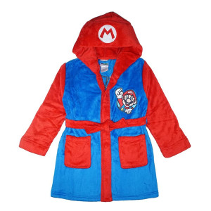 Super Mario Boys Costume Plush Robe Mario 8