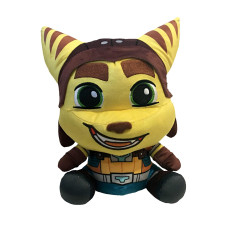 Stubbins Deluxe Ratchet Clank Rift Apart Ratchet Plush 10 Multicolor