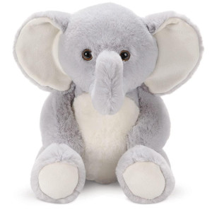 Vermont Teddy Bear Stuffed Elephant Stuffed Animal Elephant Gray 15 Inch