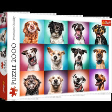 Trefl 2000 Piece Jigsaw Puzzles Funny Dog Portraits Ii