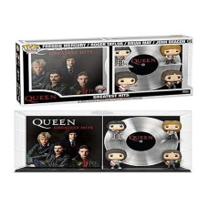 Funko Pop! Albums Deluxe: Queen Greatest Hits Freddie Mercury, Brian May, John Deacon, Roger Taylor (Special Edition)