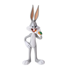 Bendyfigs The Noble Collection Looney Tunes Mini Bugs Bunny 575In 145Cm Noble Toys Miniature Bendable Figure Posable Doll