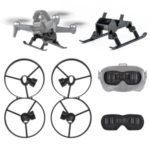 Tomat Set For Dji Fpv Accessories Including Fpv Landing Gear Fpv Propeller Guard Fpv Goggles V2 Cover