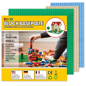 Base Plate Building Platforms For Building Bricks Compatible With Lego Classic 10 X 10 Singleside And 10 X 5 Doublesi