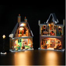 Briksmax Led Lighting Kit For Hogsmeade Village Visit Compatible With Lego 76388 Building Blocks Model Not Include The Lego S