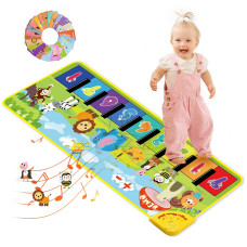 Joyjoz Musical Mat Toddler Floor Keyboard Play Piano Mat Big Music Dance Mat Early Education Baby Toys Birthday Christmas Gifts