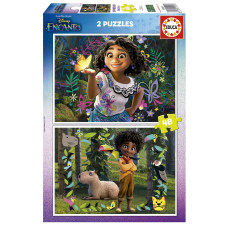 Educa Charm Disney 2 Cardboard Puzzles With 48 Pieces Each From 4 Years 2 Charming Cardboard Childrens Puzzles Composed O