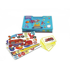 Zunammy Fs1092 Magnetic Vehicled Themed Storytelling Playbox With Playing Cards