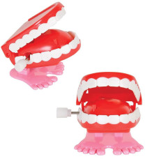 The Dreidel Company Wind Up Teeth Chomping Chattering Teeth Toys For Kids Birthday Party Favors Novelty And Gag Gifts 175