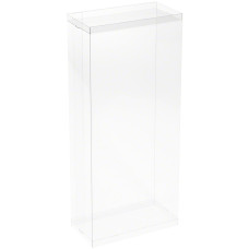 Dollsafe Clear Folding Display Box For Extra Large 11125 Inch Dolls And Action Figures 6 W X 3 D X 13 H Pack Of 2