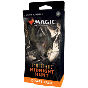 Magic The Gathering Innistrad Midnight Hunt 3Booster Draft Pack 45 Magic Cards